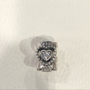 Pandora Heart spacer charm